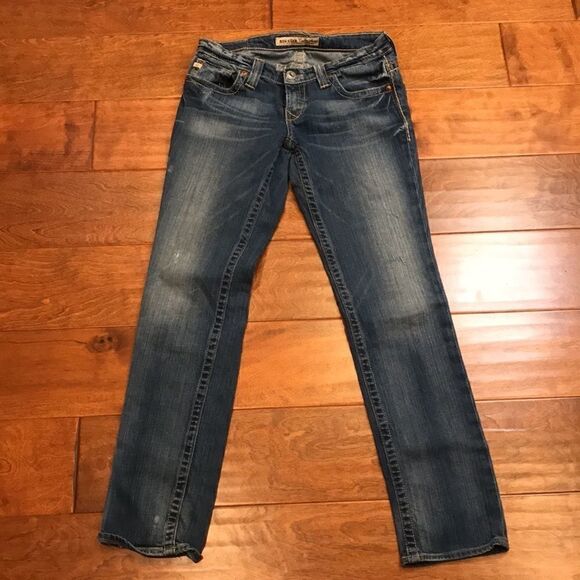 BigâStarâDistressed SkinnyâJeansâwithâContrastâStitching - Picture 2 of 16